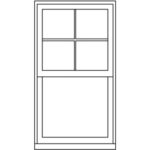 Double Hung - Windsor 375x350
